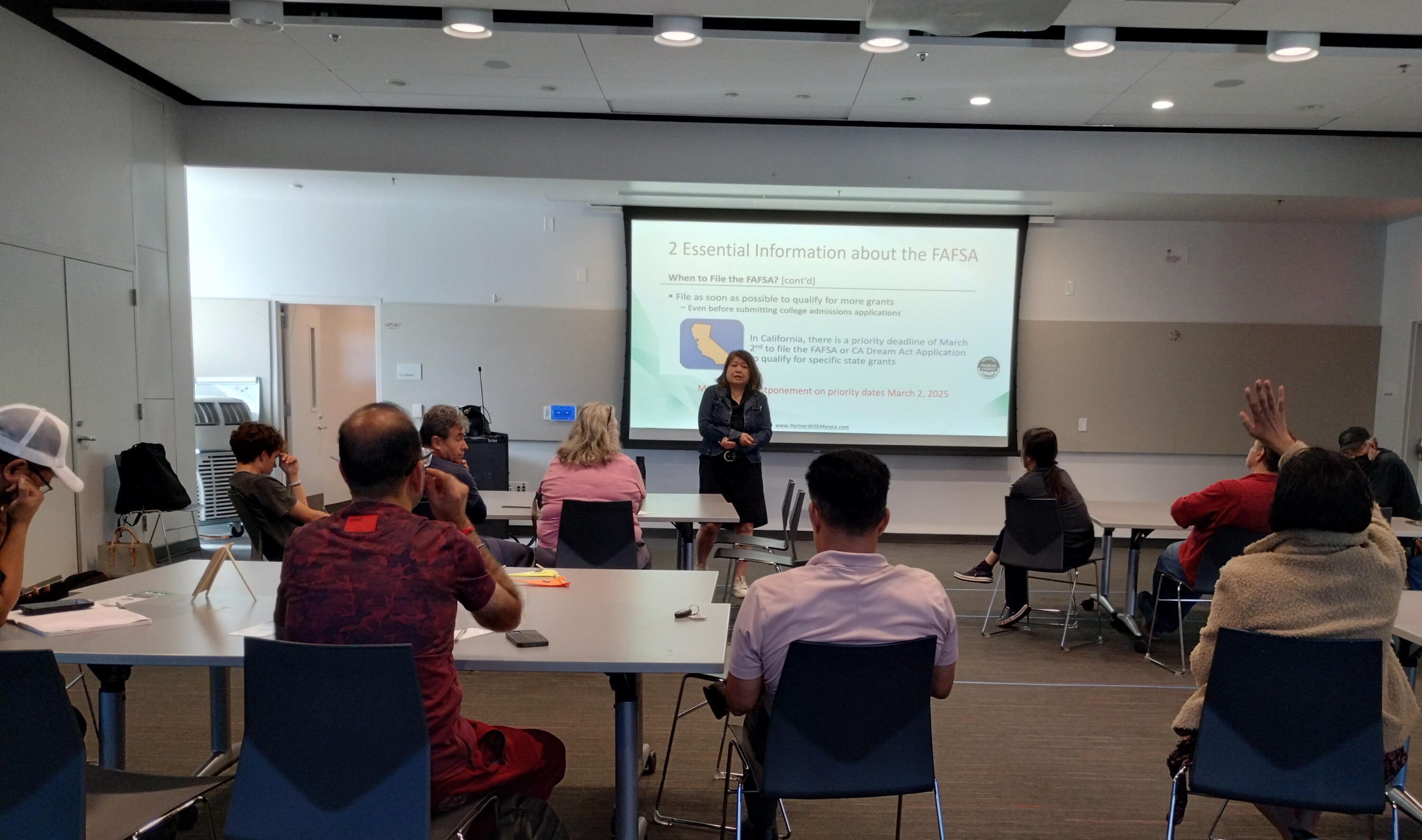 FAFSA Workshop at City of Santa Clara Northside Branch Library